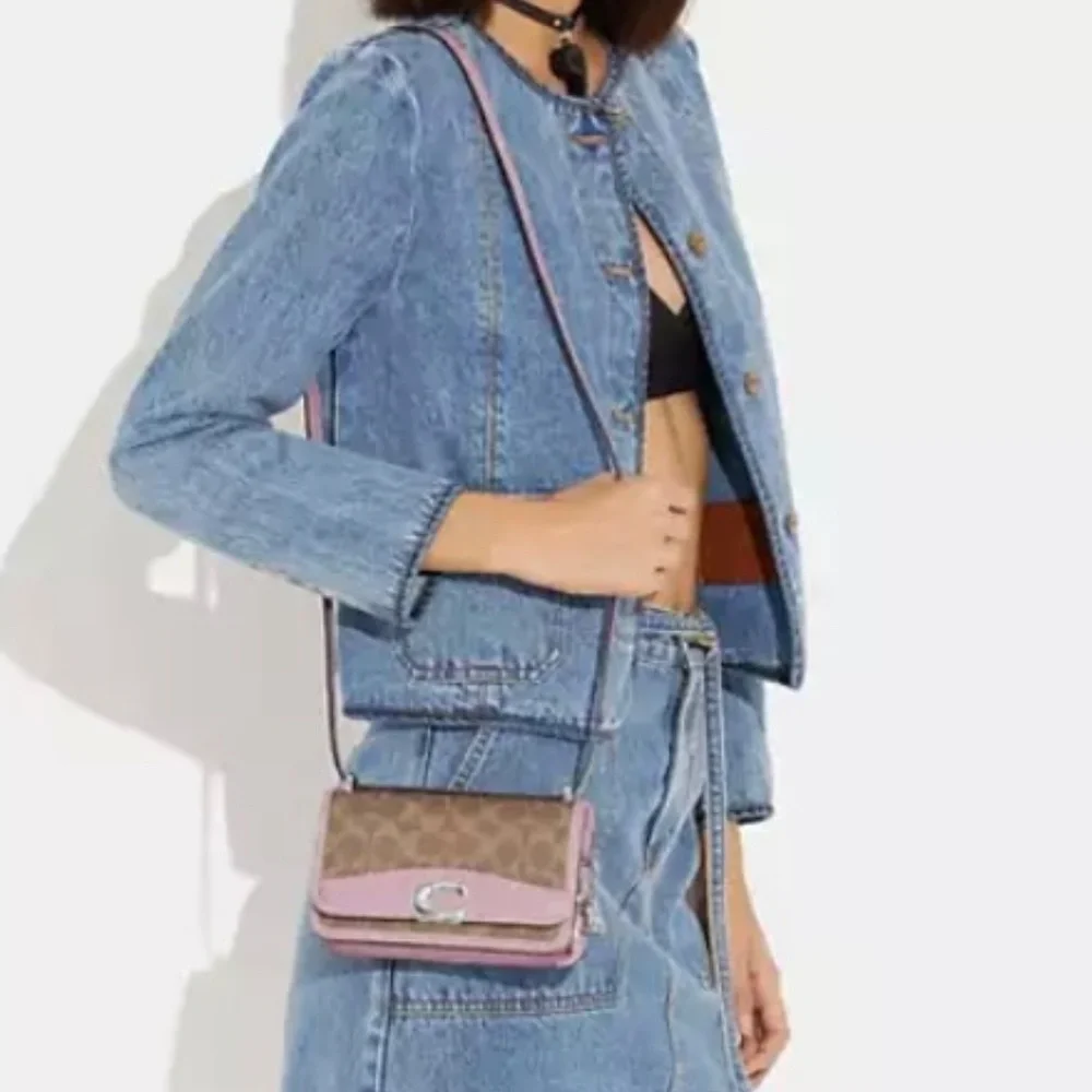 Coach Lunar New Year Rabbit Pink Signature Bandit bag! SO NICE!